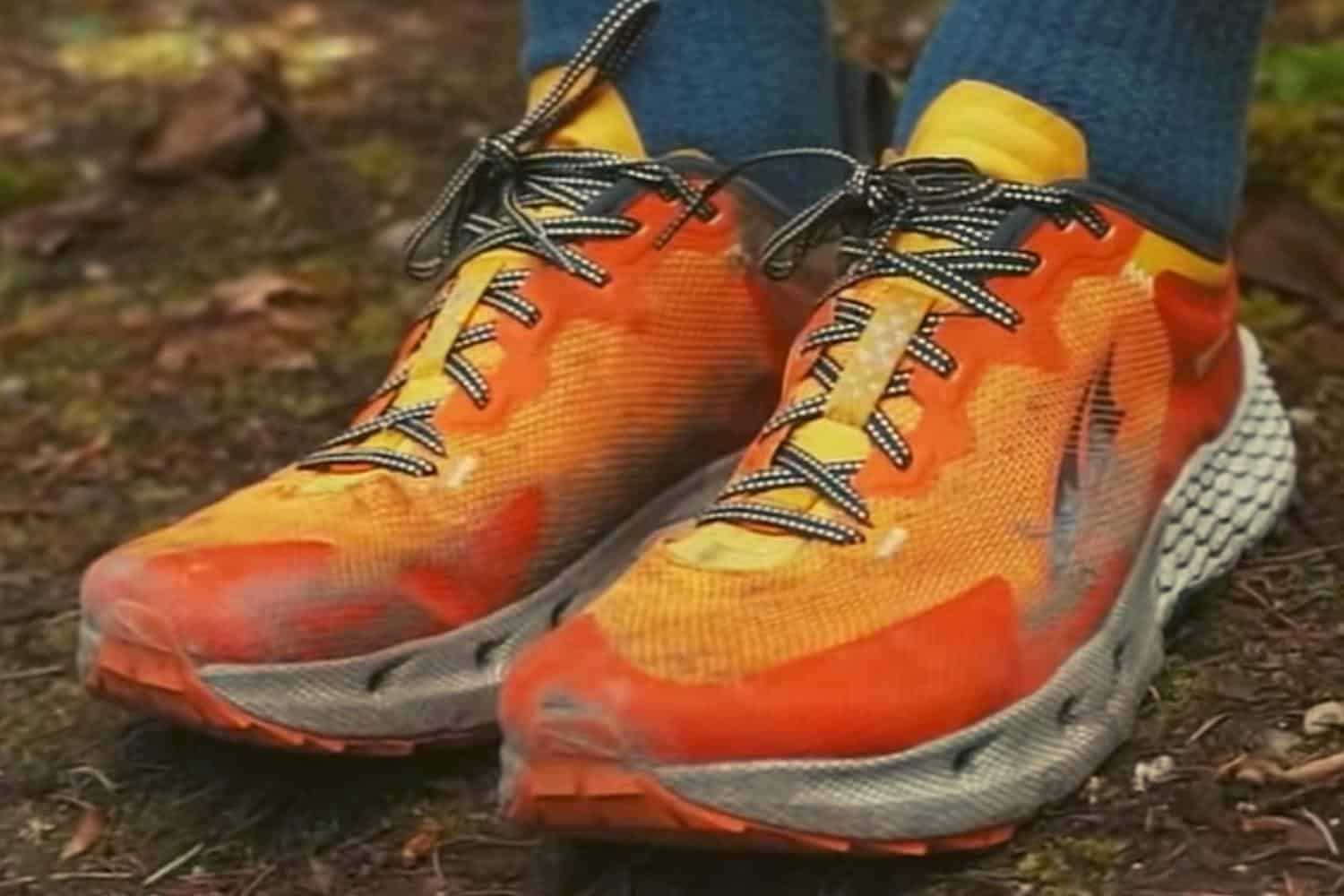 Altra Timp 4 aux pieds (essai en forêt)