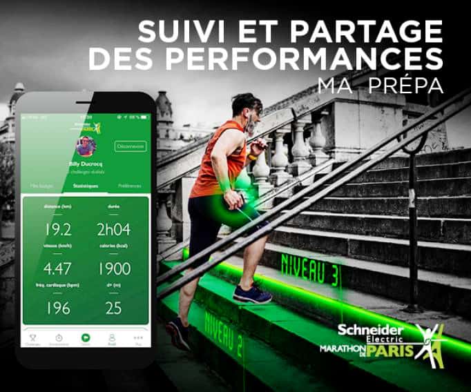 Application officielle du marathon