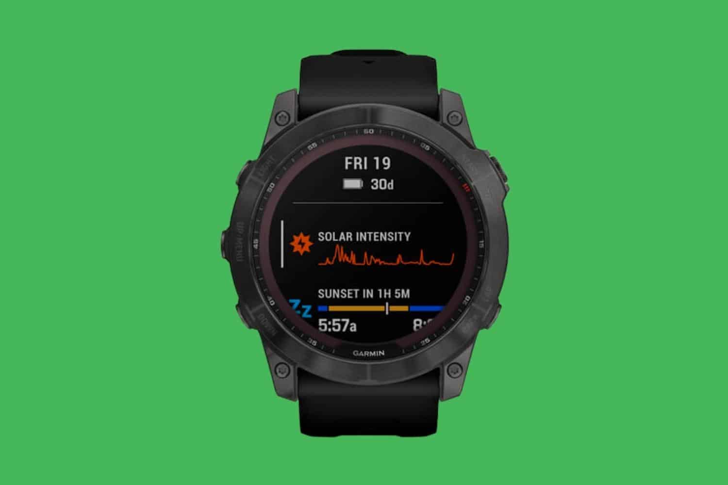 Fenix 7 captation solaire recharge