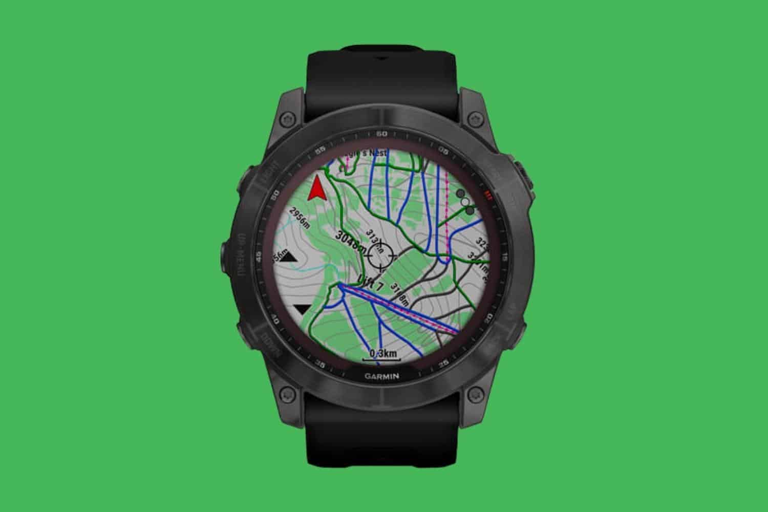Fenix 7 cartographie ecran tactile