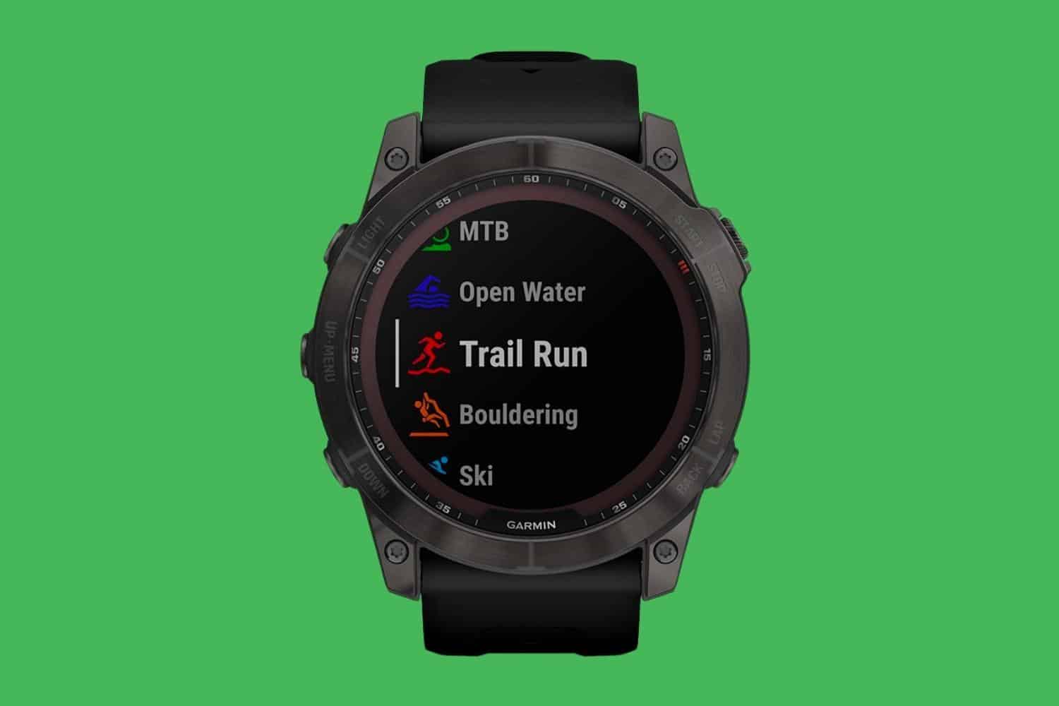 Garmin Fenix 7 trail running
