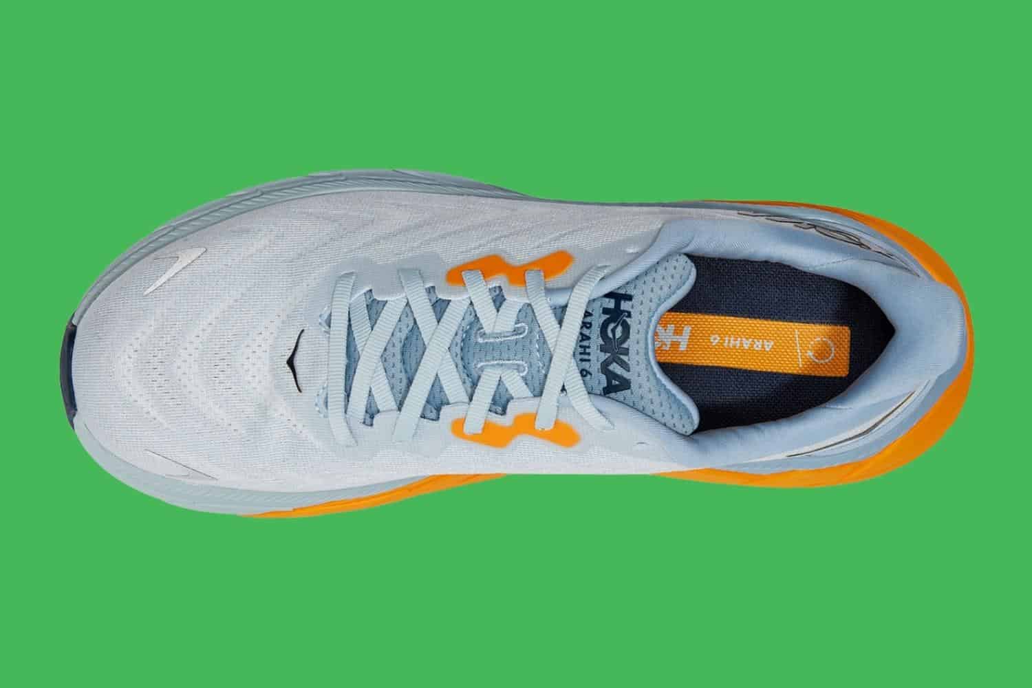 Hoka Arahi 6 tige mesh technique