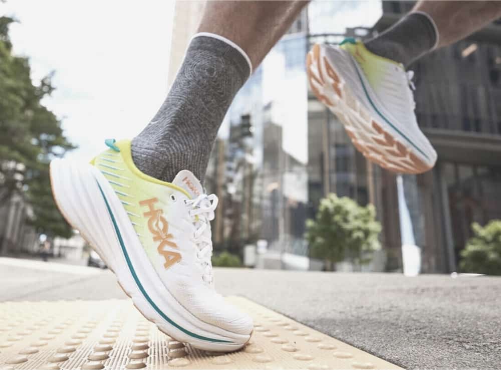 Hoka Bondi X au pied marque française