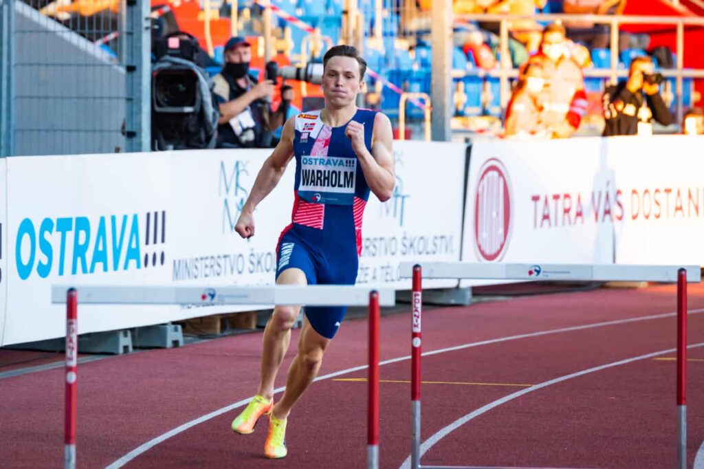 Karsten Warholm au 400m haies endurance