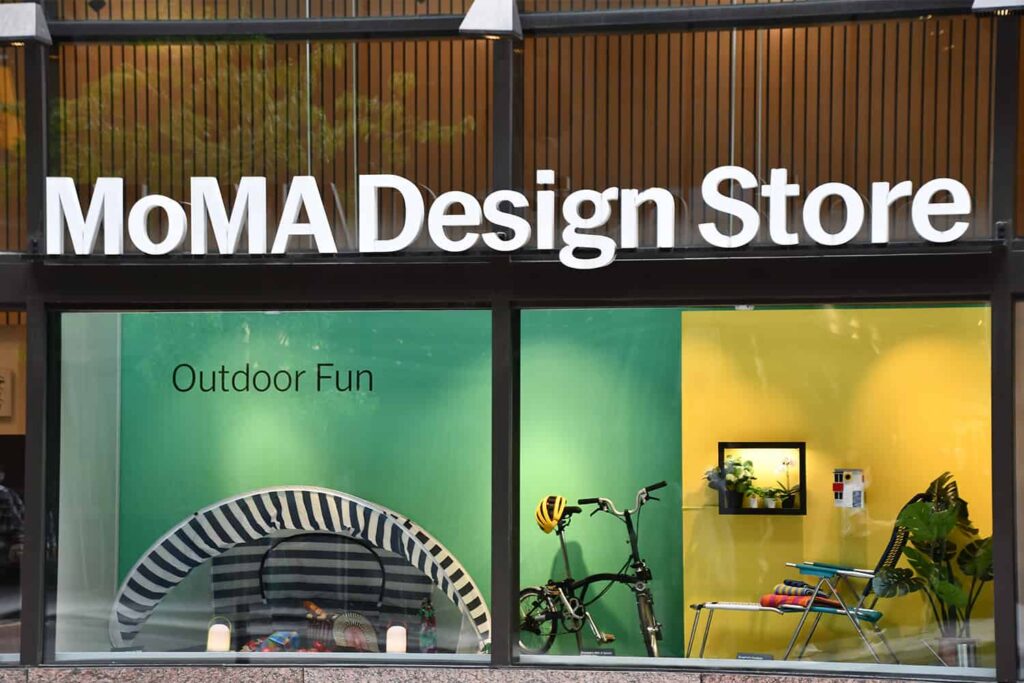 Le magasin du Museum of Modern Art (MoMA) à New York