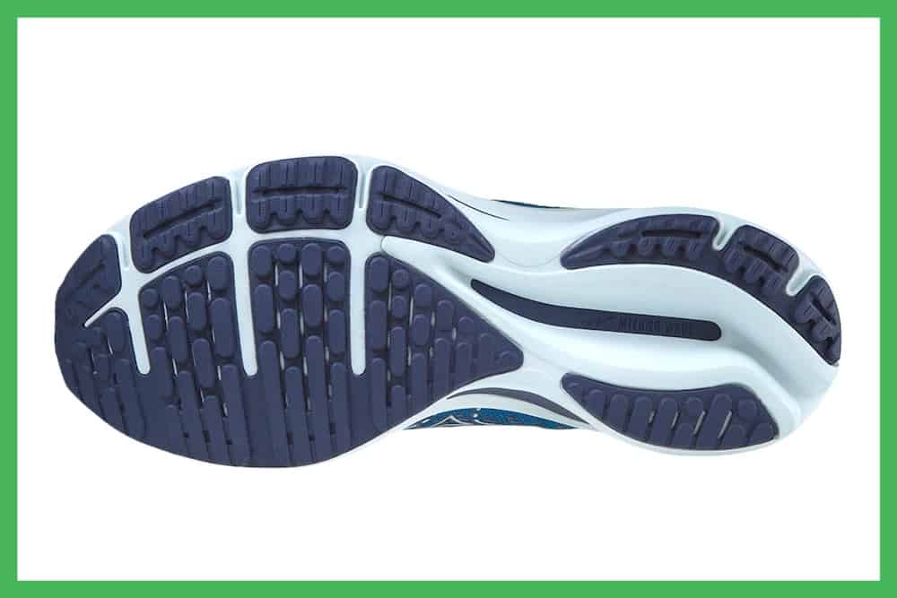 Mizuno Wave Rider 25 semelle caoutchouc carbone X10