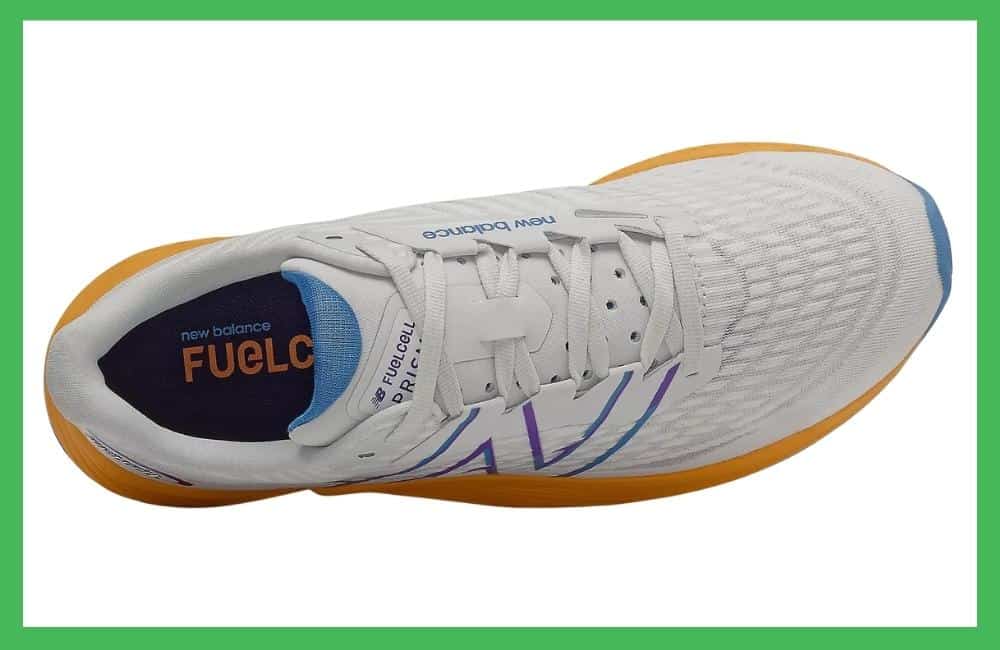 New Balance FuelCell Prism v2 tige mesh technique
