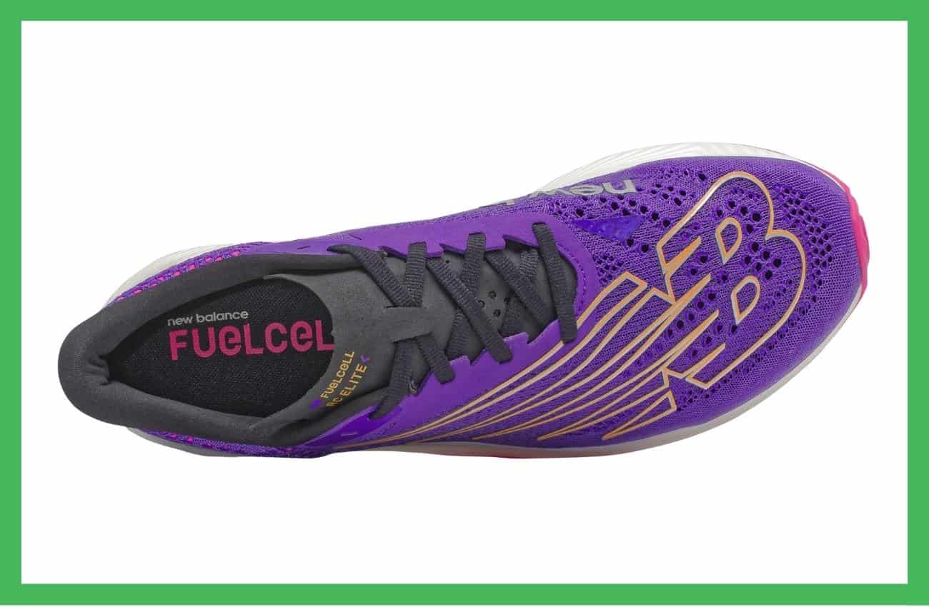 New Balance FuelCell RC Elite v2 tige mesh technique