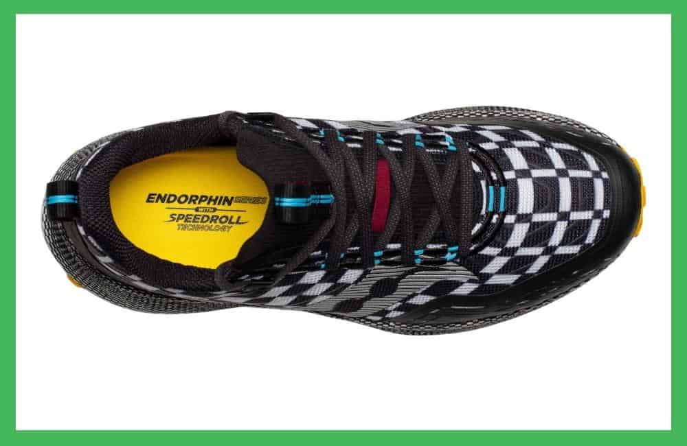 Saucony Endorphin Trail tige mesh technique