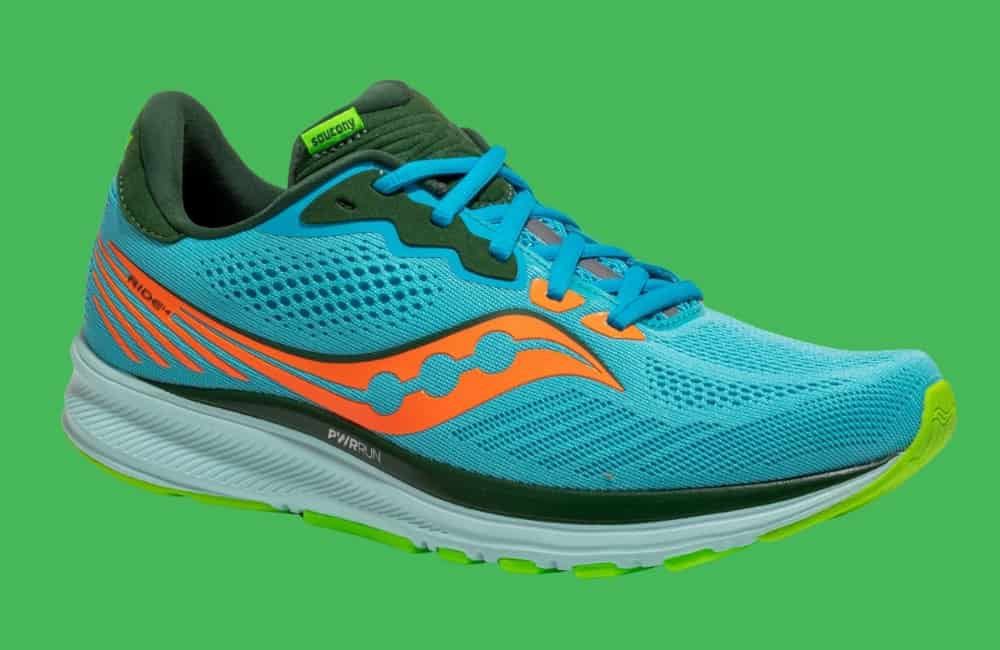 lacets ronds élastiques sur Saucony Ride 14