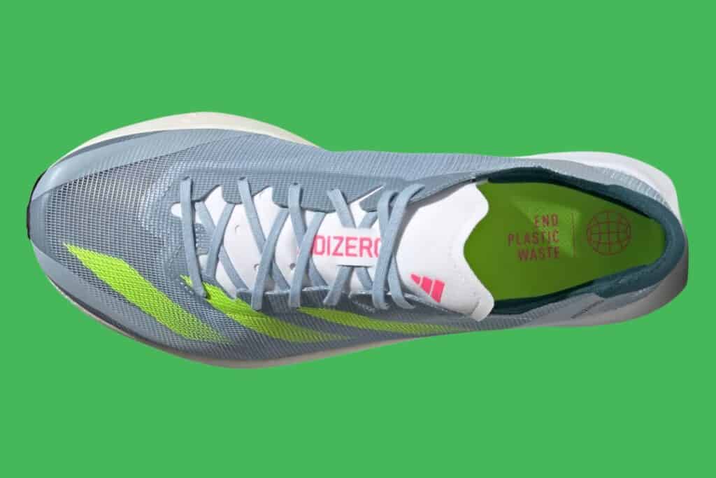 Adidas Adizero Adios 8 tige mesh technique
