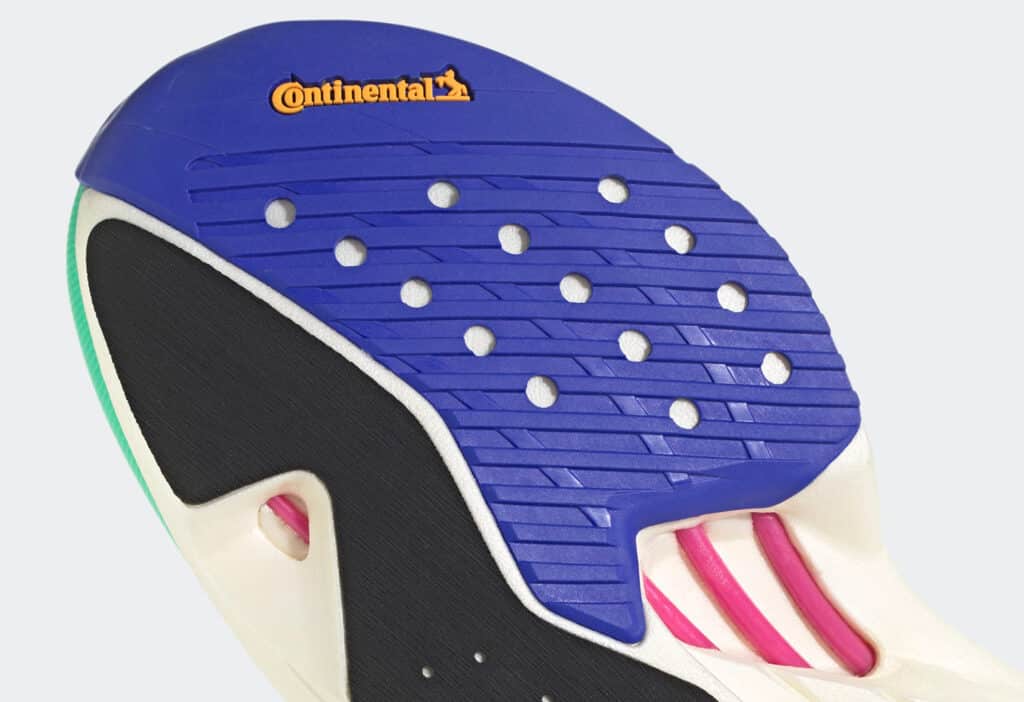 Semelle extérieure en caoutchouc Continental Adidas Adizero Takumi Sen 9 avec lame Energy Rods