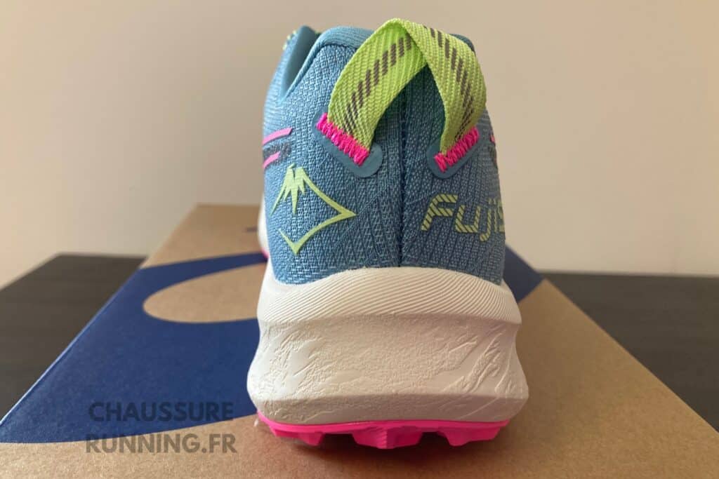 Asics chaussures trail contrefort du talon