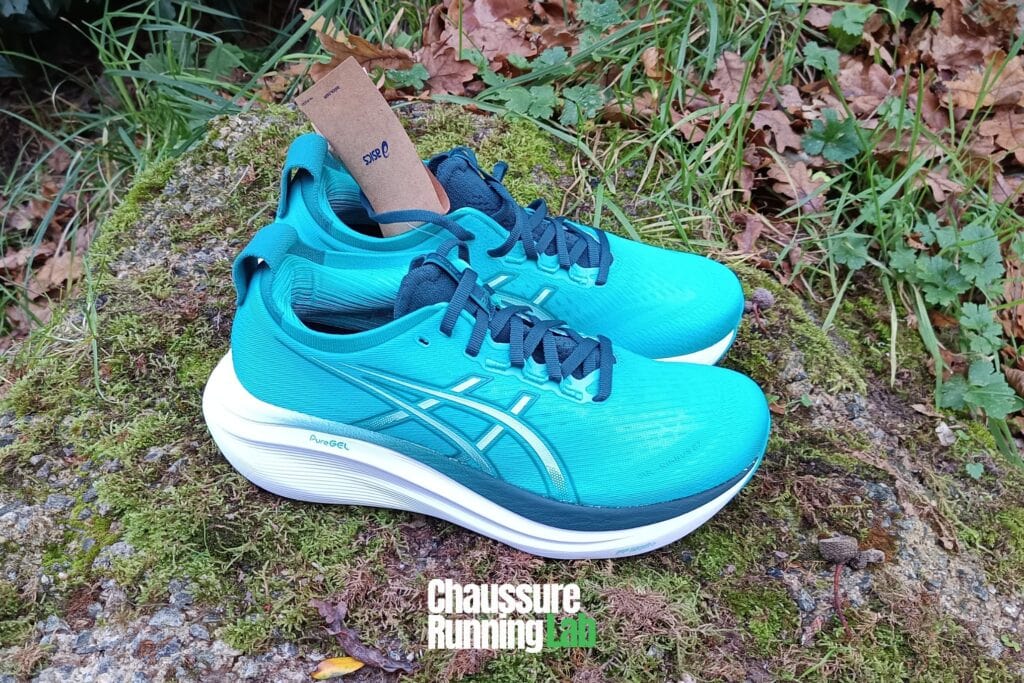 paire de chaussures de course Asics Gel Nimbus 27
