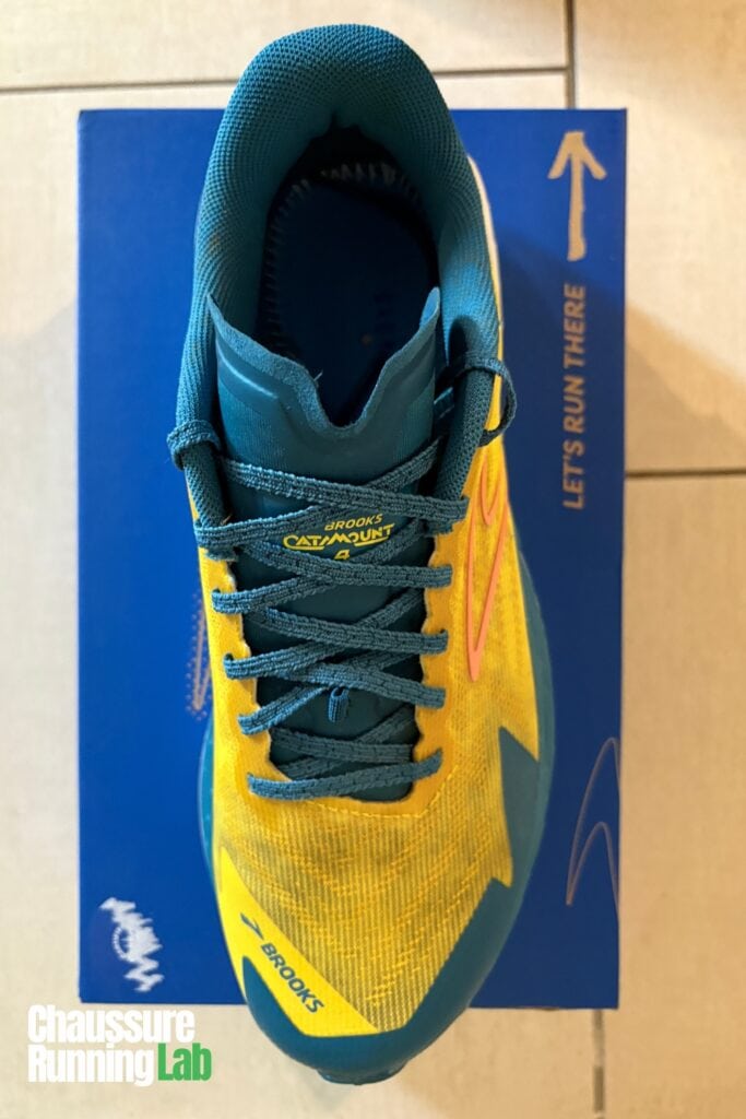 Brooks Catamount 4 tige mesh technique