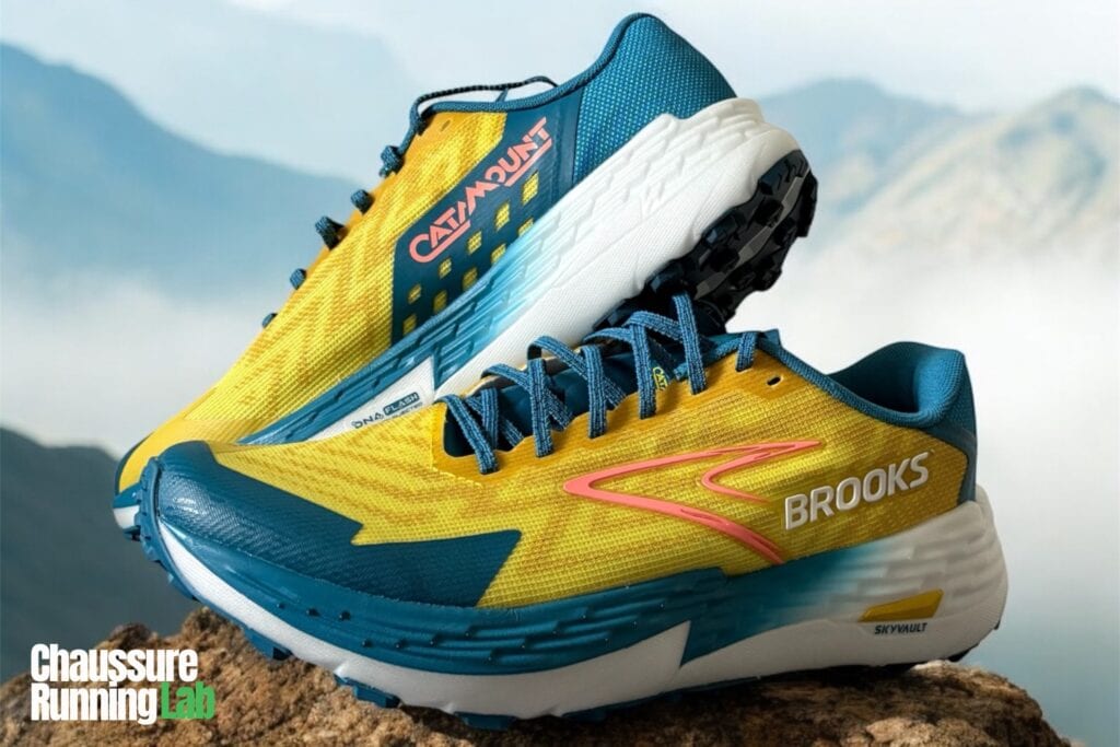 Brooks Catamount 4 matériaux recyclés dans la tige