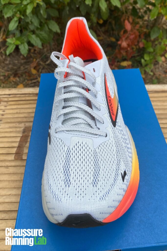 Brooks Hyperion Max 2 tige mesh technique