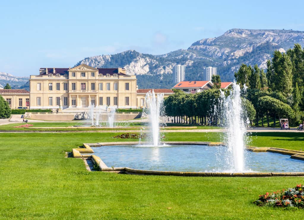 chateau Borély avec ses jardins