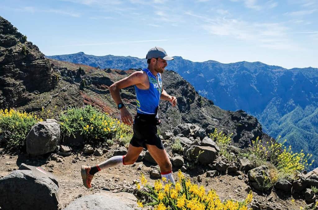 coureur sur La Palma, Îles Canaries, Espagne