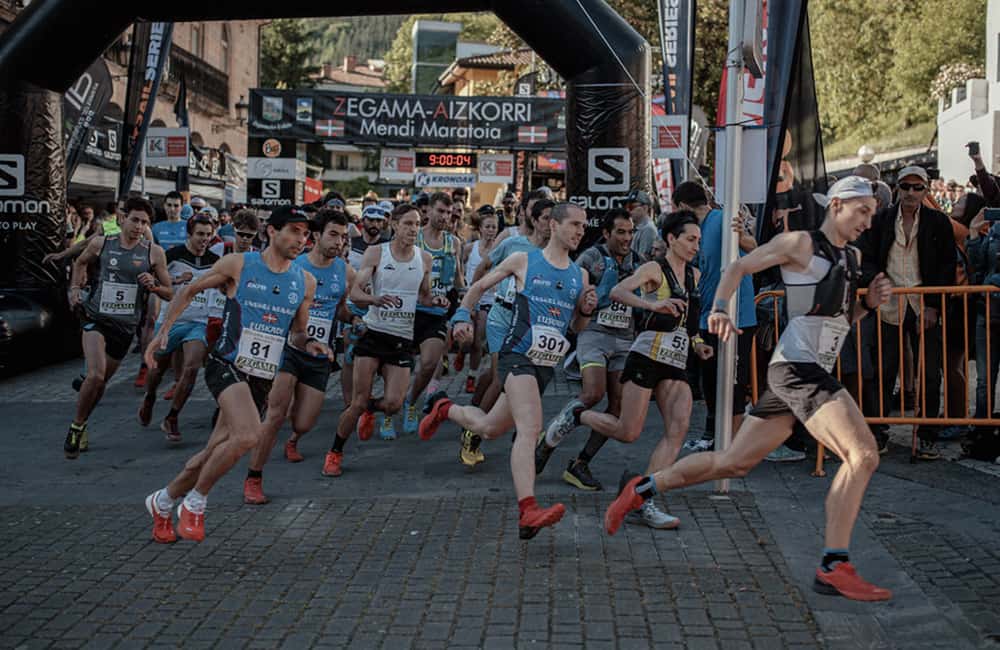 Les traileurs s'élancent au début de Zegama-Aizkorri
