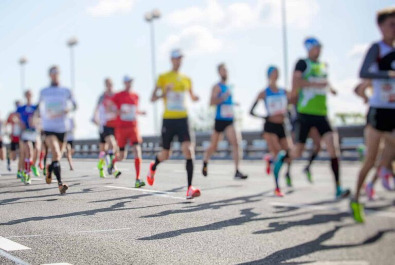 coureurs sur route