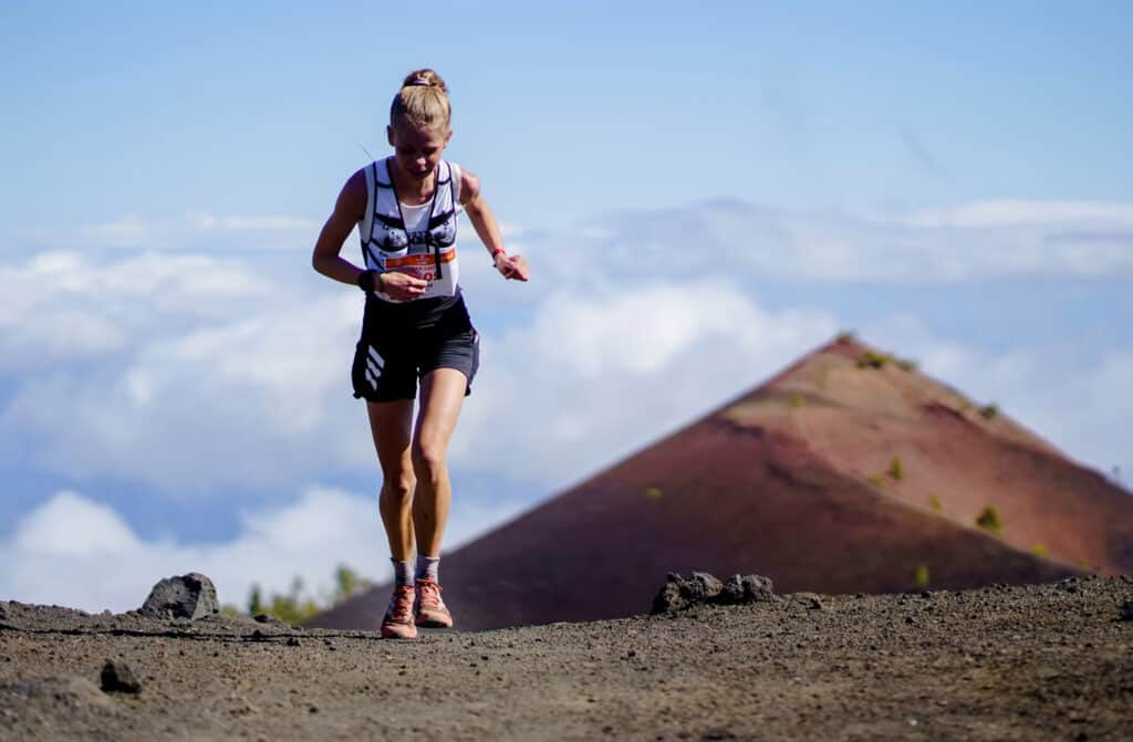 Participant à la course Transvulcania Kids/Junior 