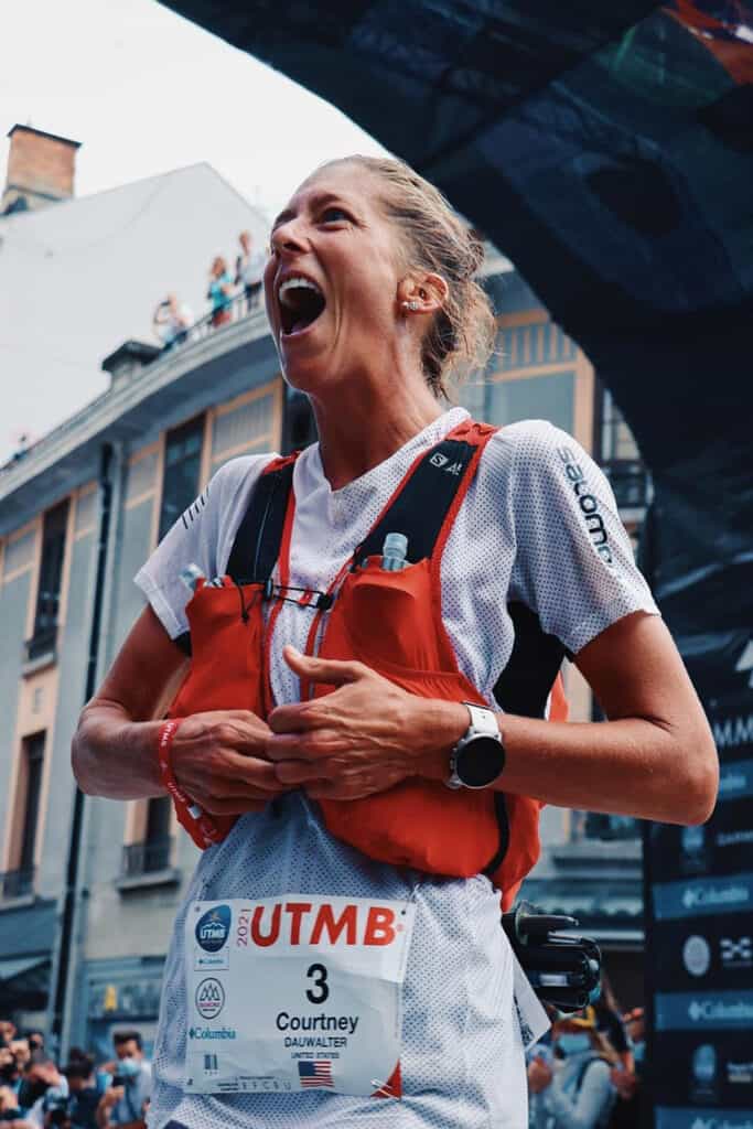Victoire de Courtney Dauwalter arrivée