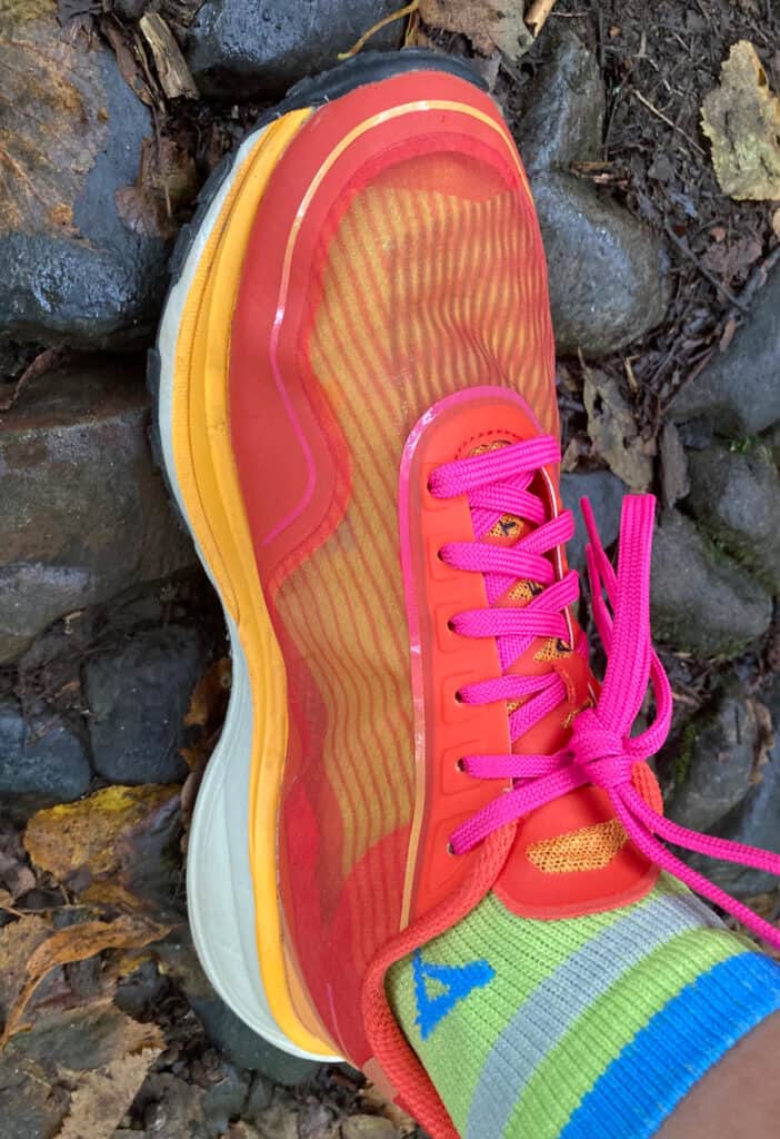 Craft Pure Trail empeigne en gros plan