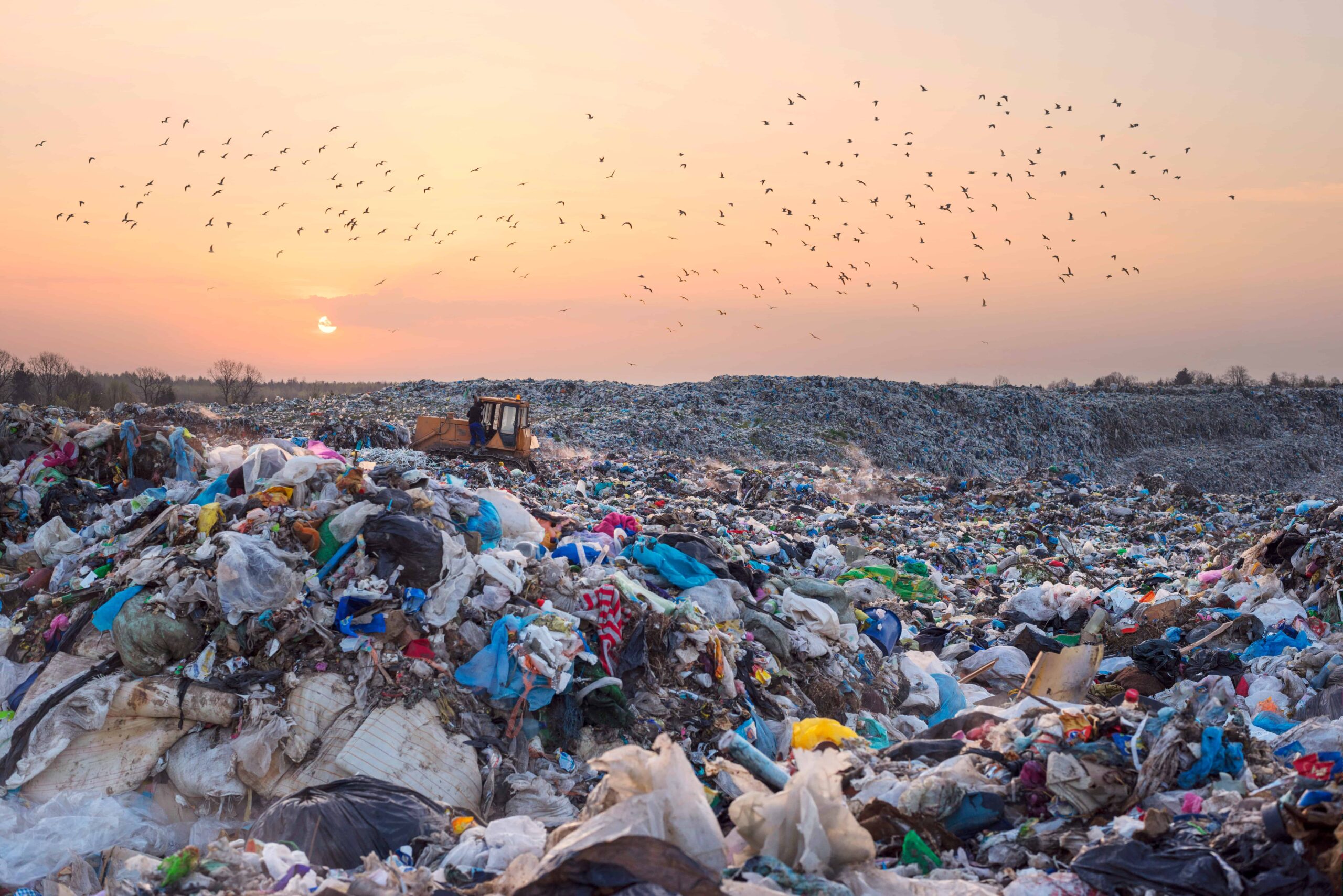Déchetterie géante recyclage