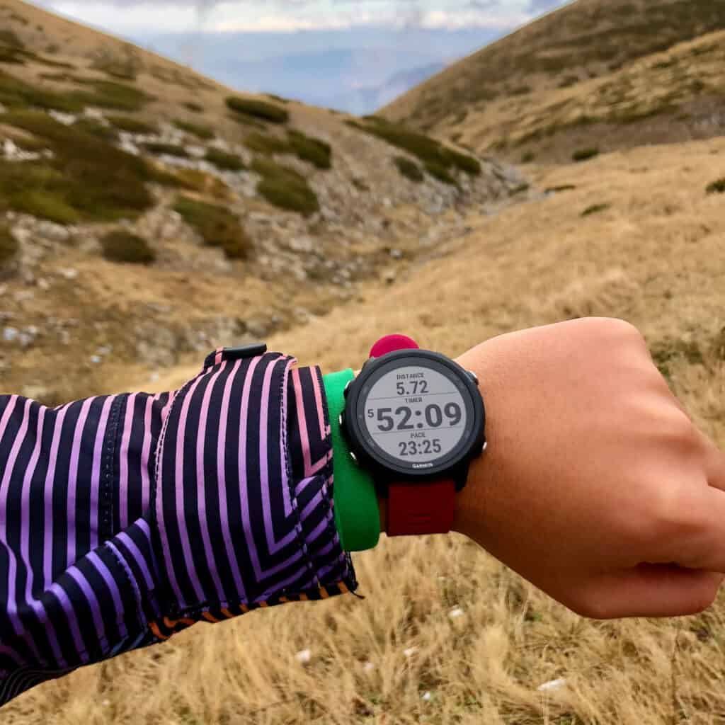 utilisation de la montre gps garmin en montagne