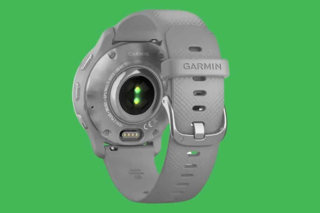  Garmin Venu 2 Plus vue du capteur optique du boîtier