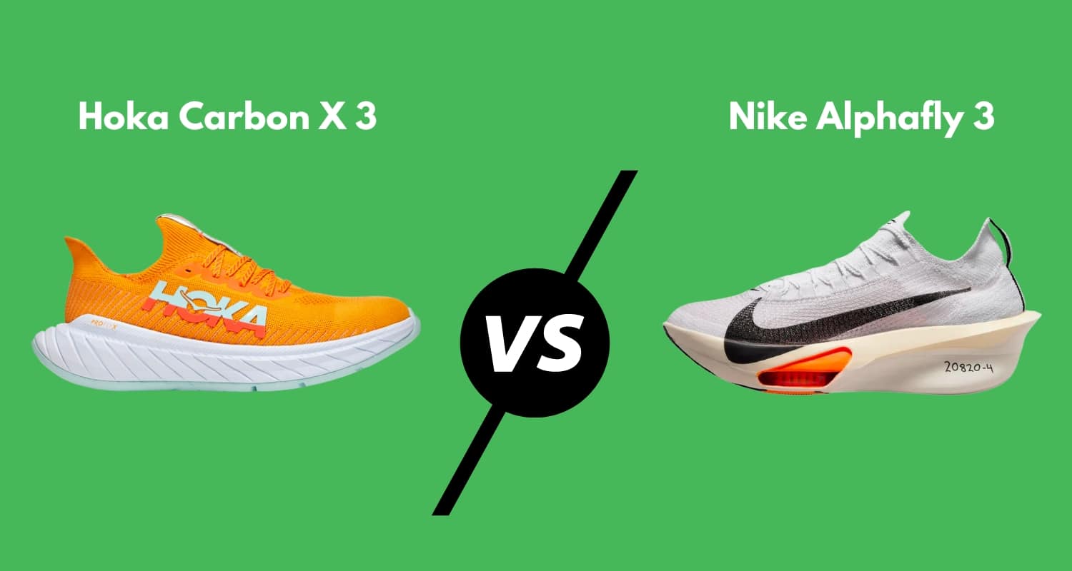 Hoka Carbon X 3 vs Alphafly 3