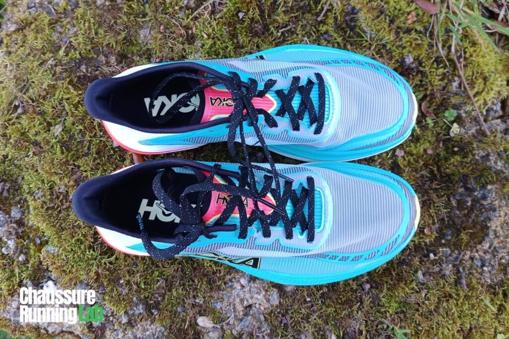 Hoka Cielo X1 2.0 tige mesh technique