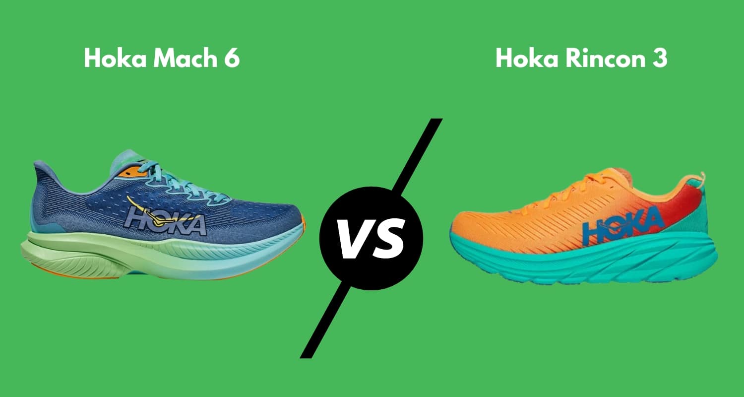 Hoka Mach 6 vs Rincon 3