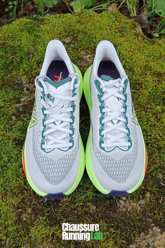 Hoka Mach 7 tige mesh technique