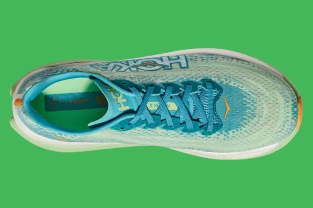 Hoka Mach X tige mesh technique