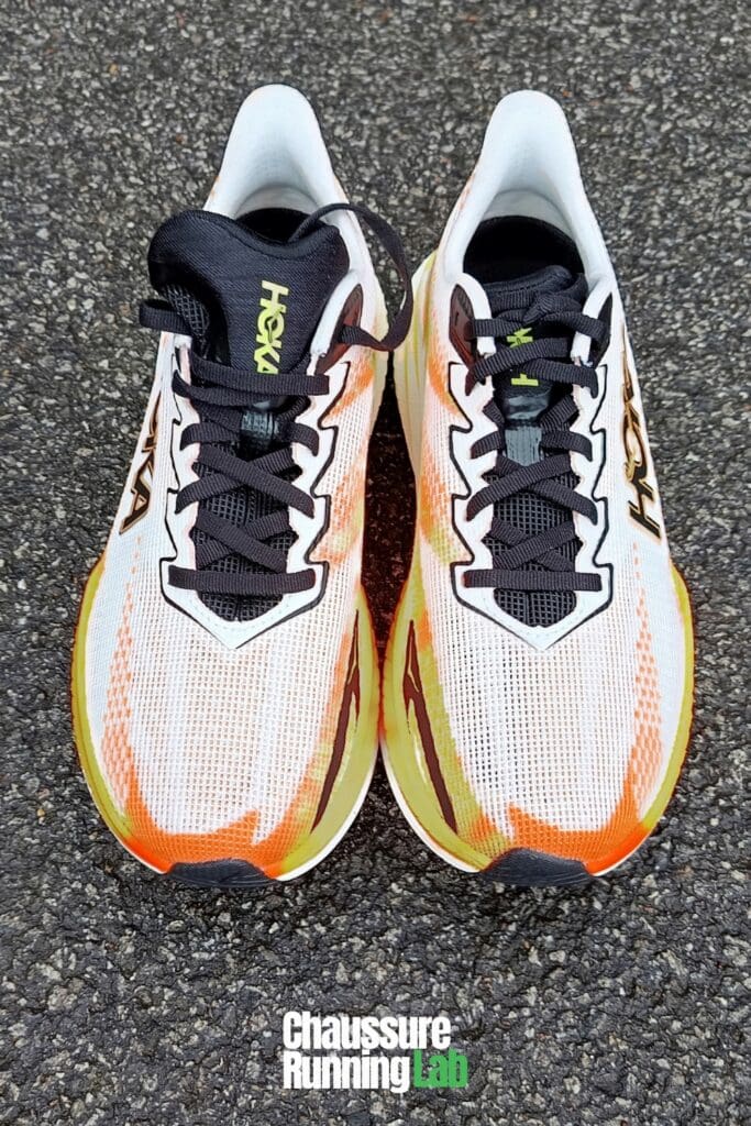 Hoka Mach X 3 tige mesh technique