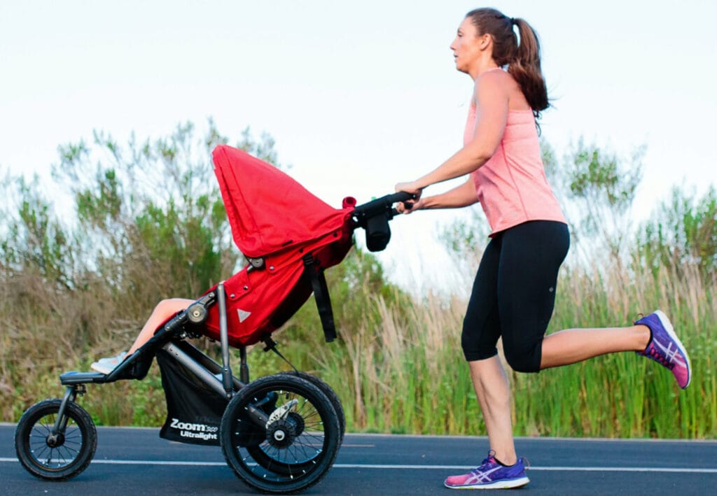 Jovvy Zoom 360 ultralight l'une des poussettes running les plus légères
