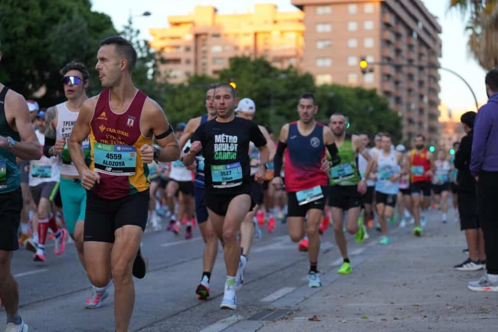 marathon de valencia 2025 densité coureurs