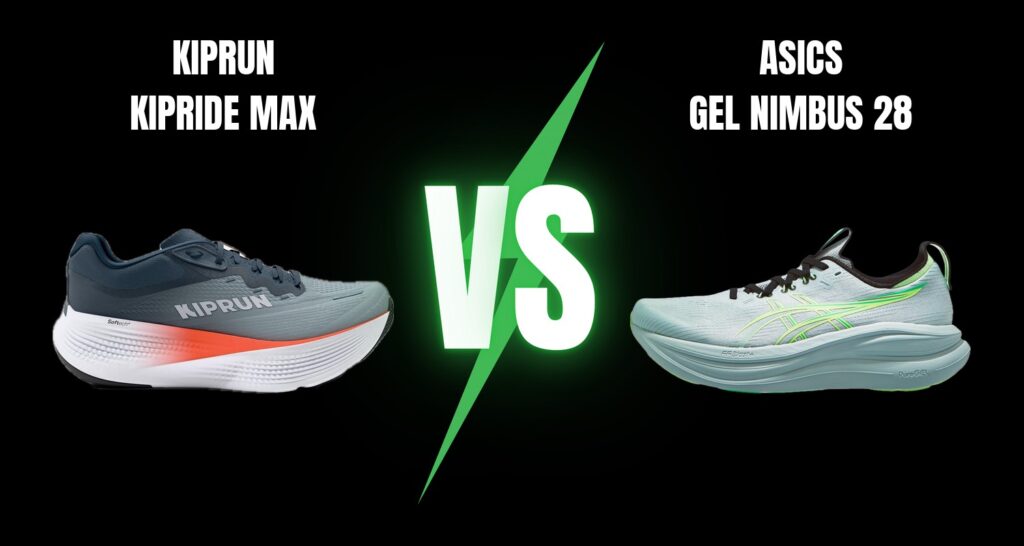 Kiprun Kipride Max vs Asics Gel Nimbus 28