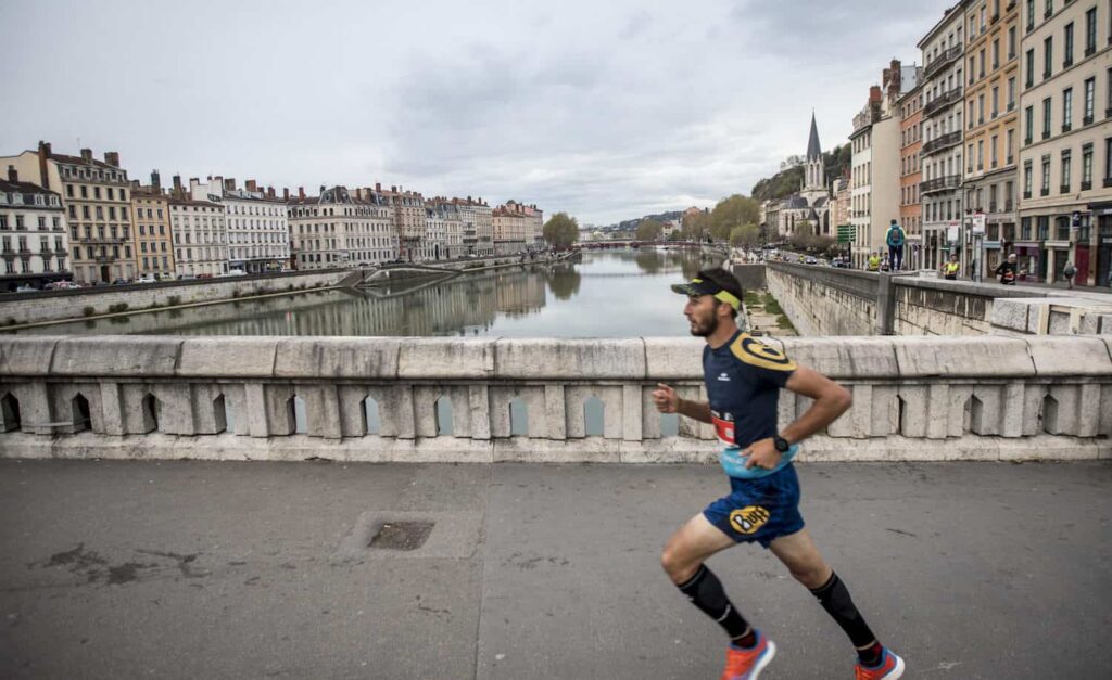Lyon Urban Trail coureur