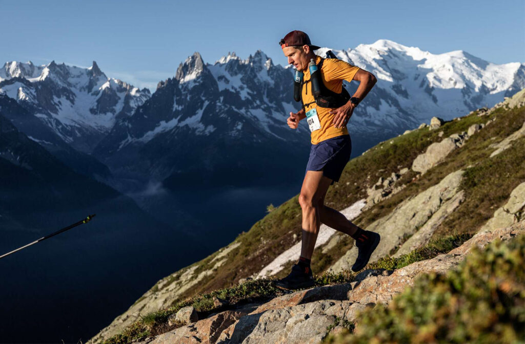 Participant au Marathon du Mont Blanc