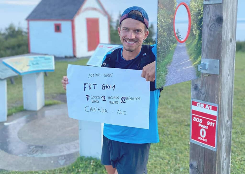 Mathieu Blanchard Le record du GR A1 en 2020