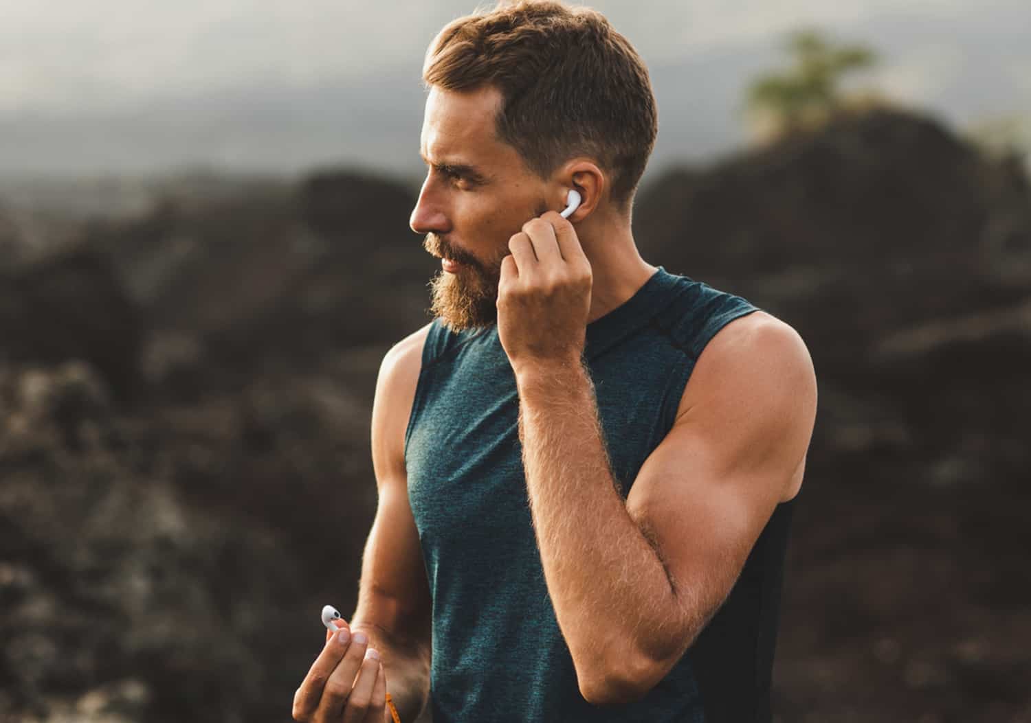 runner avec ecouteur pour courir