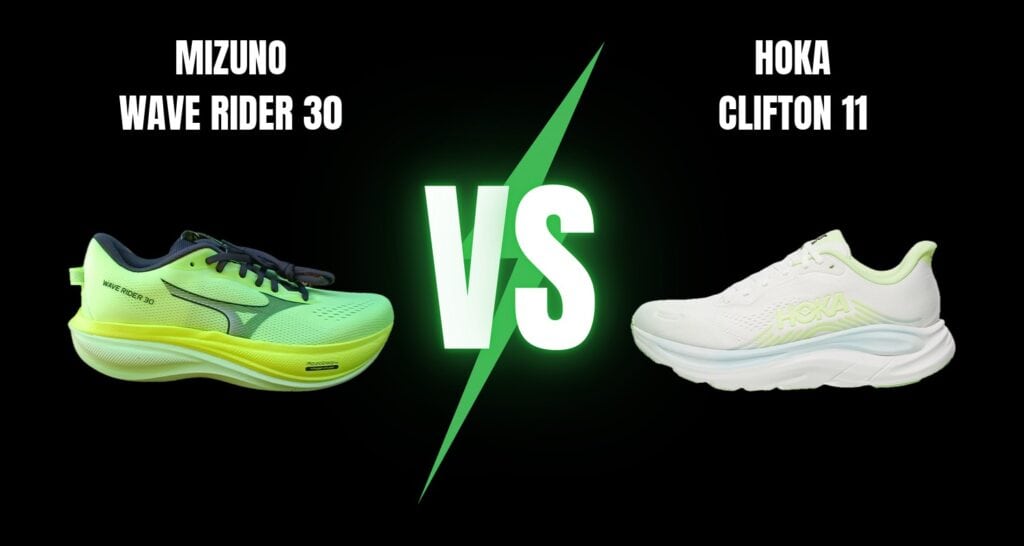 Mizuno Wave Rider 30 vs Hoka Clifton 11