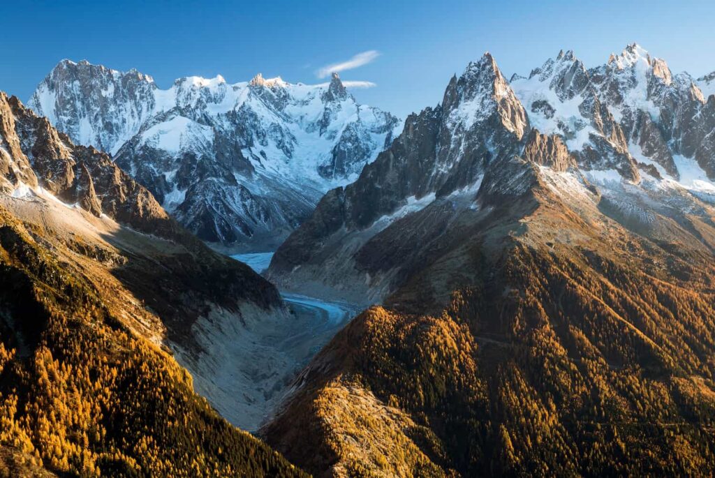 Mont Blanc Mer de Glace Chamonix Running Up for Air
