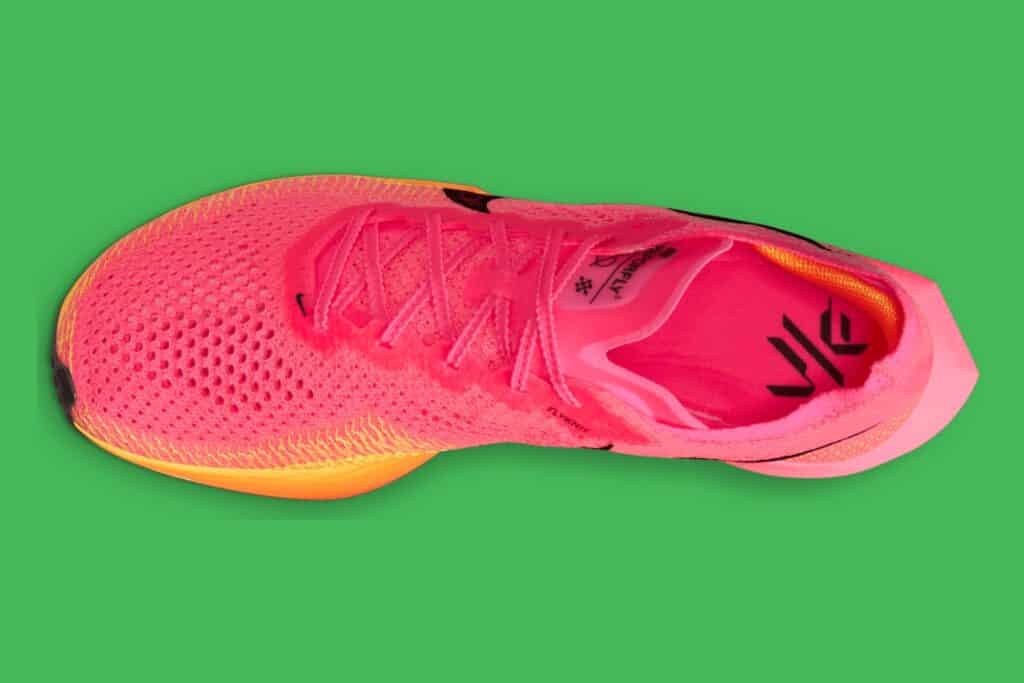 Nike Vaporfly 3 tige mesh technique
