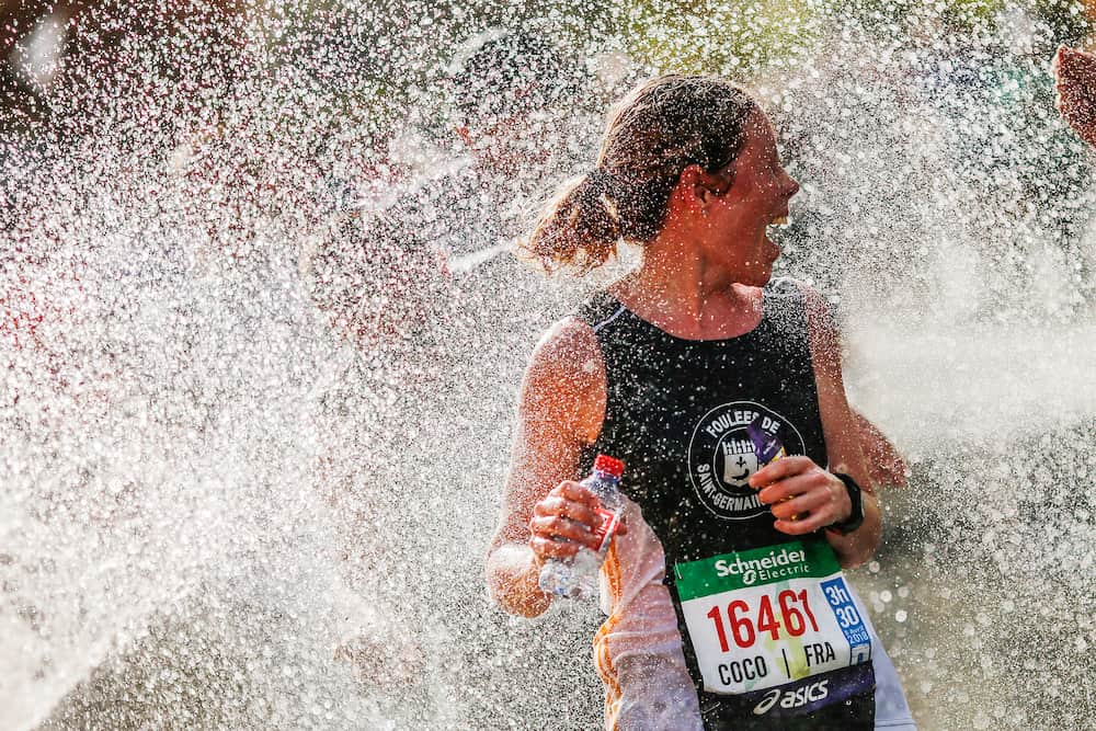 Participante au marathon