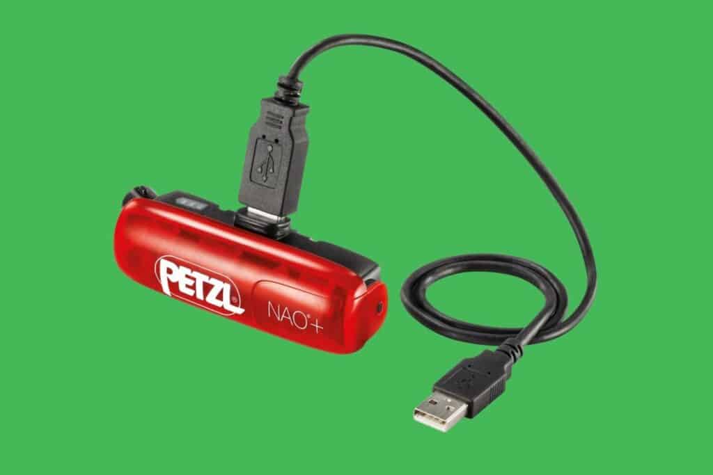 chargeur de lampe frontale Petzl Nao +