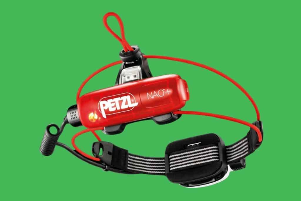 Petzl Nao + lampe frontale rechargeable